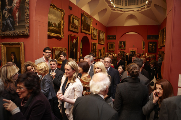 Attendees at Premier of Norman Rockwell's America...In England