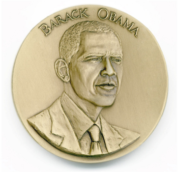 Obama Medal Front