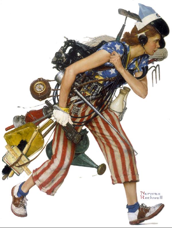 J.C. Leyendecker cover for the <I>Post</I> 1926, New Year;s Baby