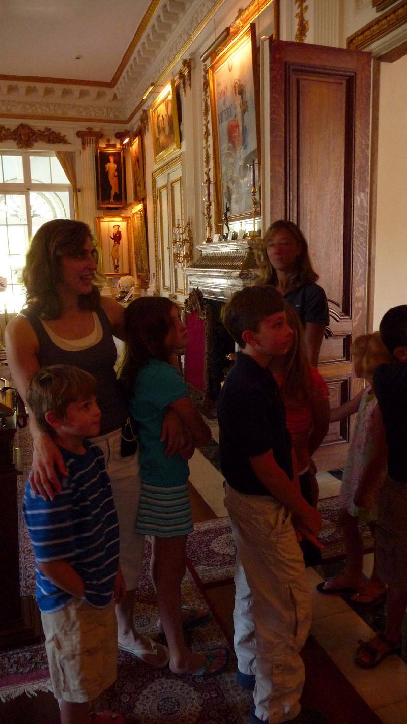 Visitors in NMAI Tiffany Loggia