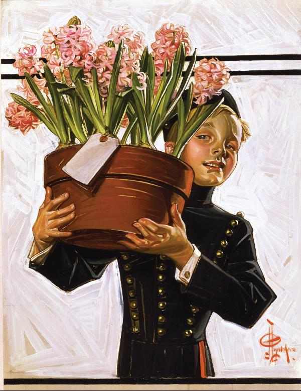 J.C. Leyendecker, Mother's Day Cover for <I>Saturday Evening Post</I>